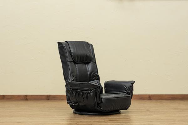 【新品・送料無料】【完成品】レバー式14段回転座椅子　BK/BR/IV