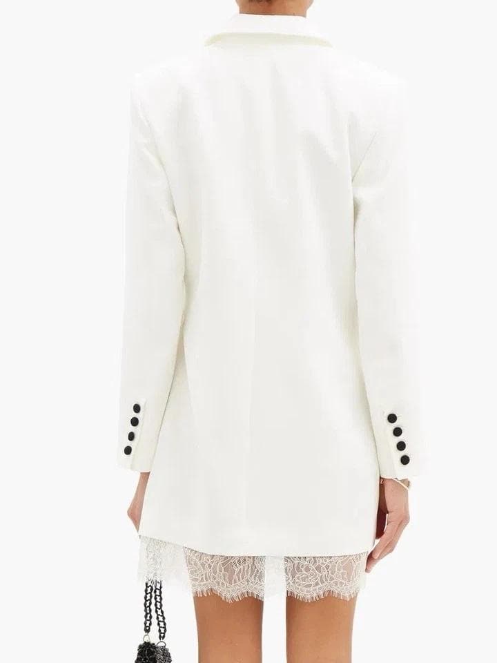 r*e様 セルフポートレイト ワンピース テーラードジャケット レース UK8