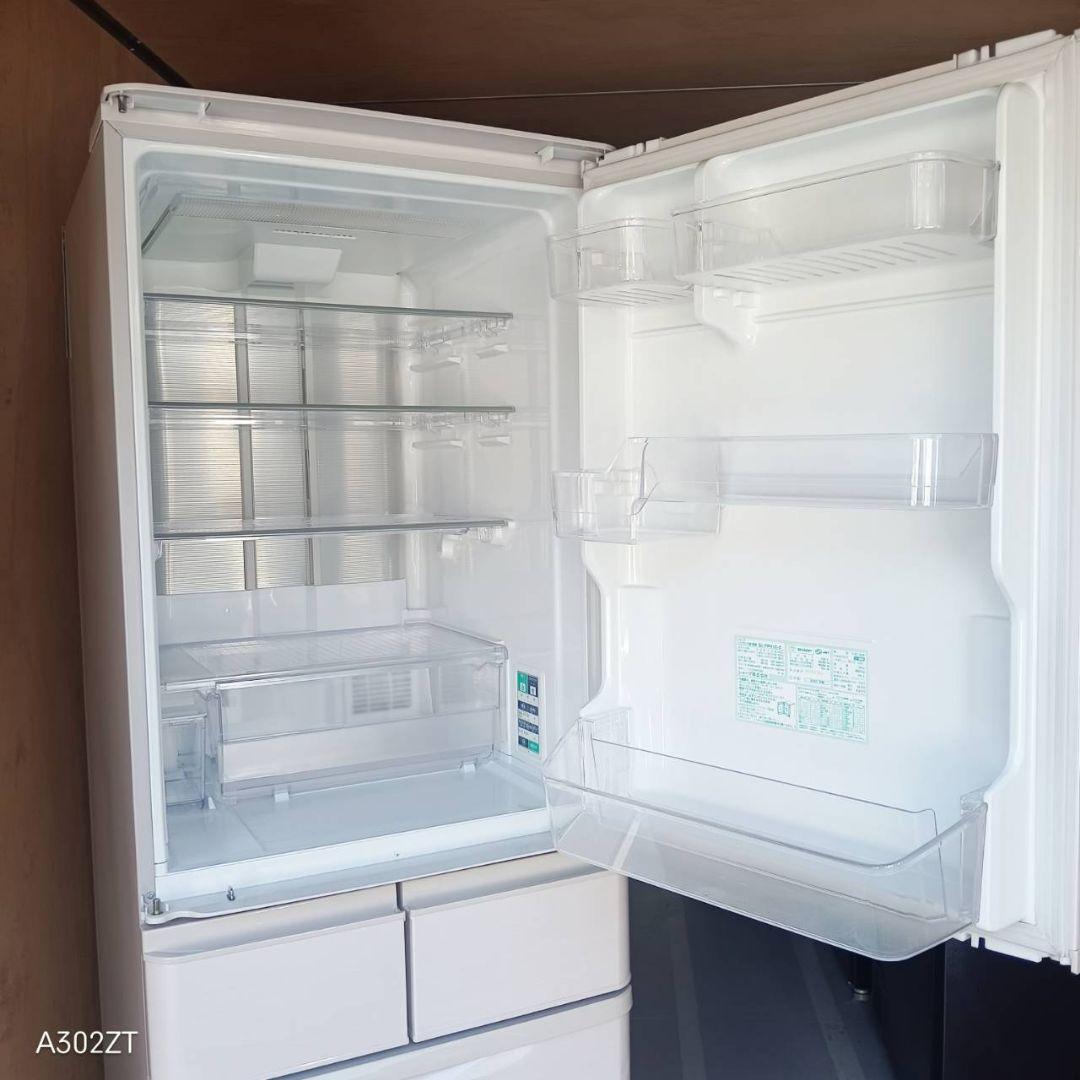 D100 送料設置無料 SHARP　自動製氷機能付き　大型冷蔵庫　412L