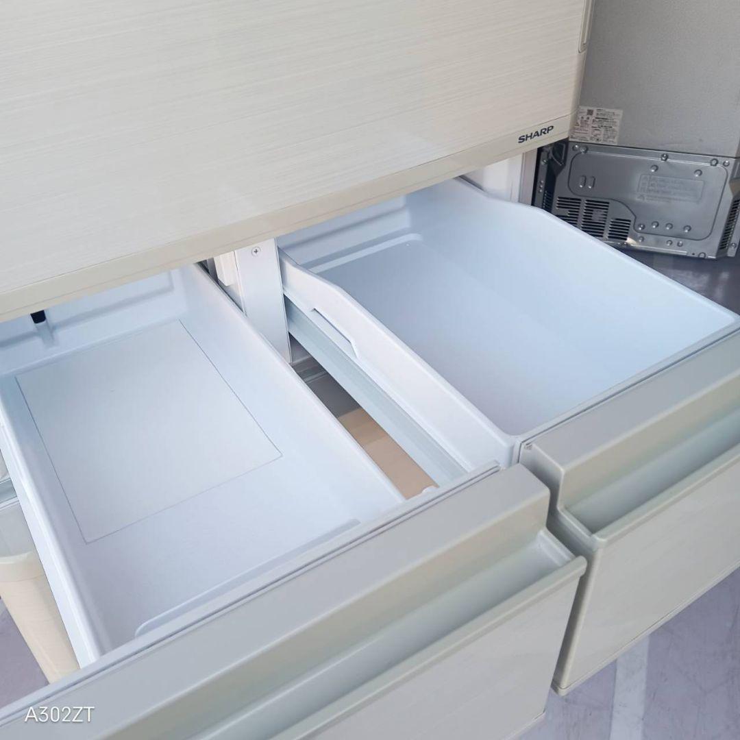 D100 送料設置無料 SHARP　自動製氷機能付き　大型冷蔵庫　412L