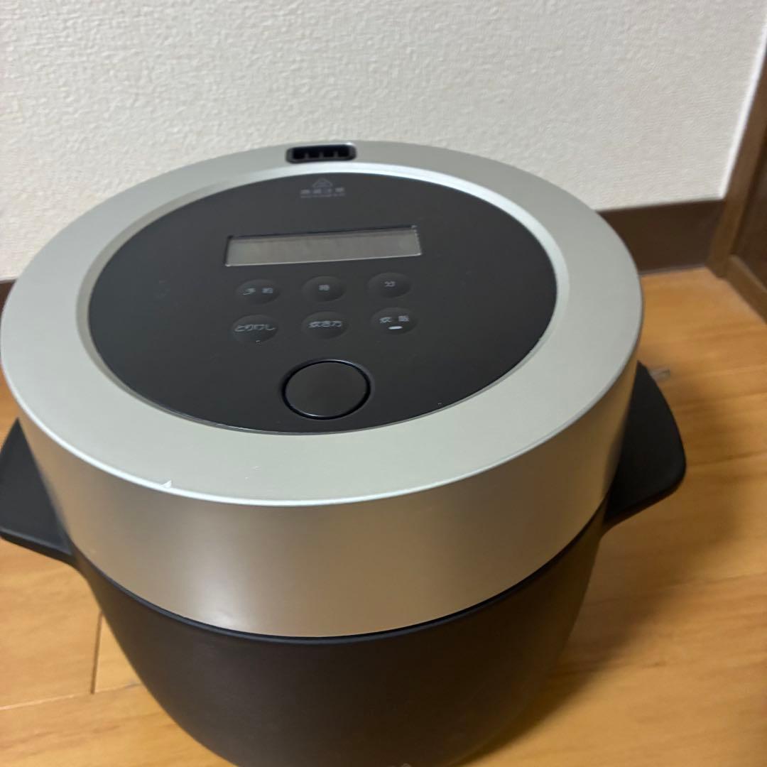 バルミューダ BALMUDA K03A-BK 炊飯器 黒 ブラック 3合