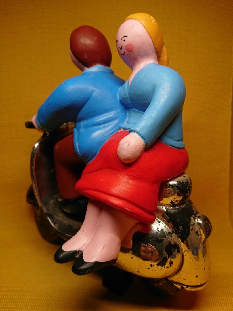 ヨーロッパ　アート　人形　オブジェ　置物　インテリア　工芸品　美術品　A2769