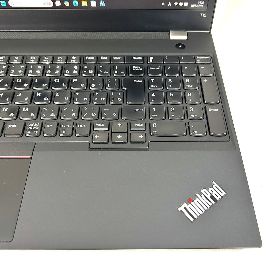 美品 Lenovo ThinkPad T15 Gen2 16GB バッテリー良好