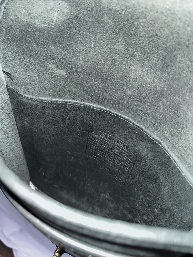 80s old COACH オールドコーチ ショルダーバッグ vintage 緑