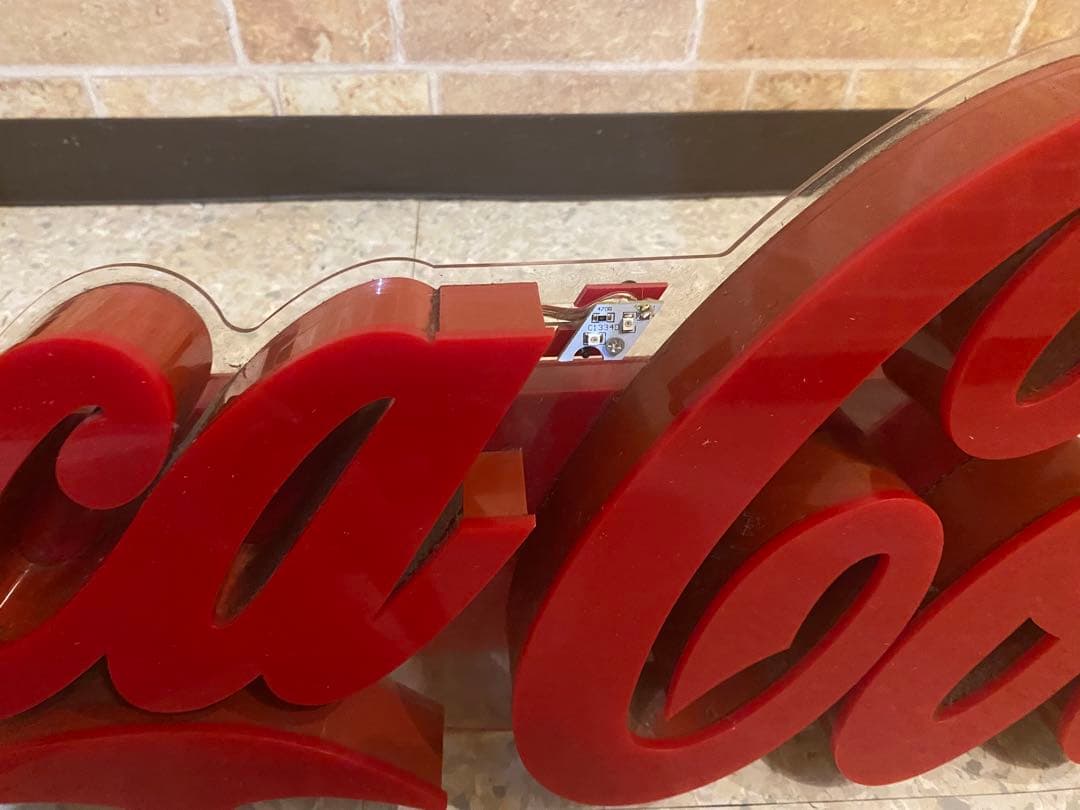 コカコーラ　ディスプレイ　ネオン　サイン　大