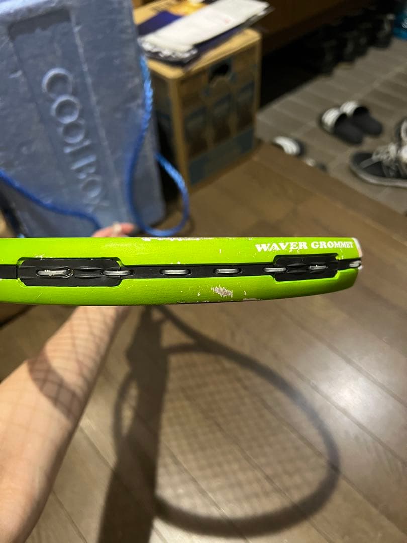 軟式テニス　ジュニア用と大人用