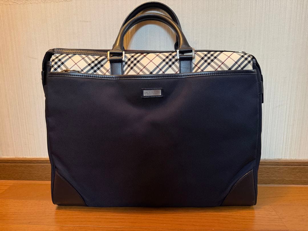 BURBRRY バーバリー ビジネスバッグ ブラックレーベル 良品-