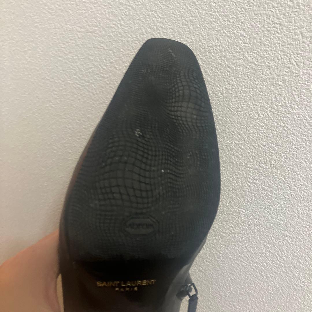 希少】SAINT LAUREN PARIS \"XIVジップヒールブーツ\"