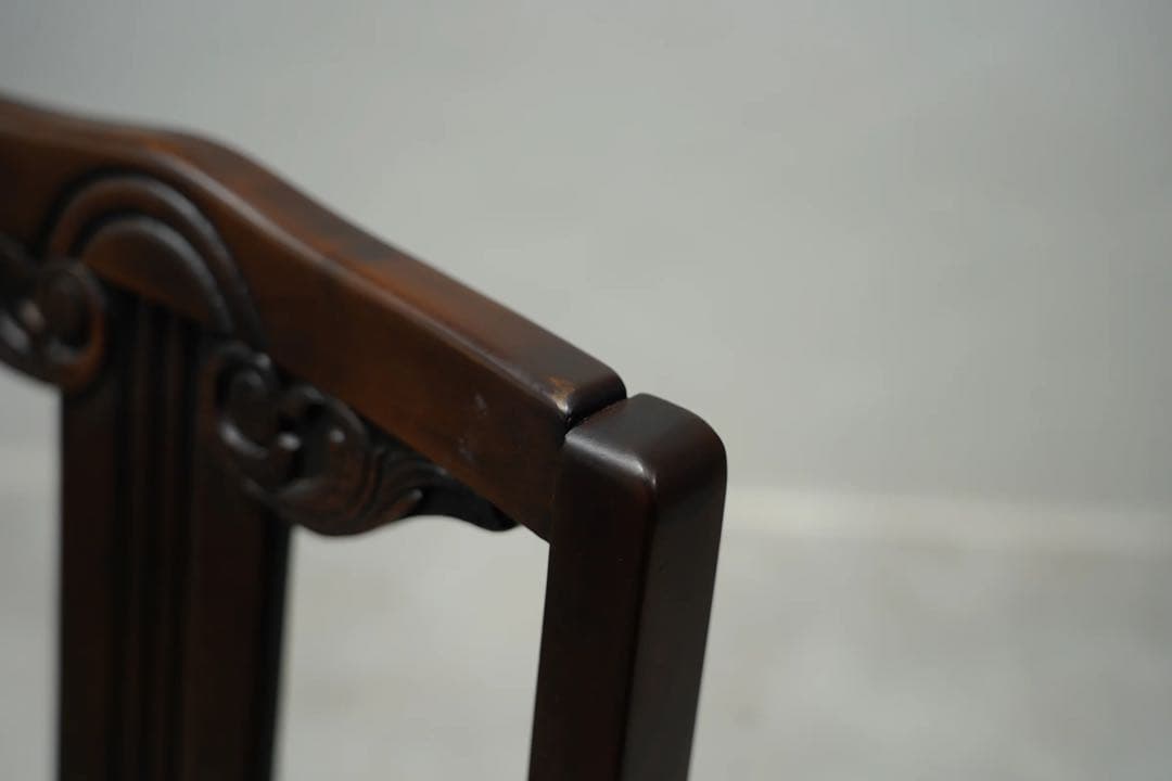 英国アンティーク　ウィリアムモリス　オーク材　1930年　チェア　椅子