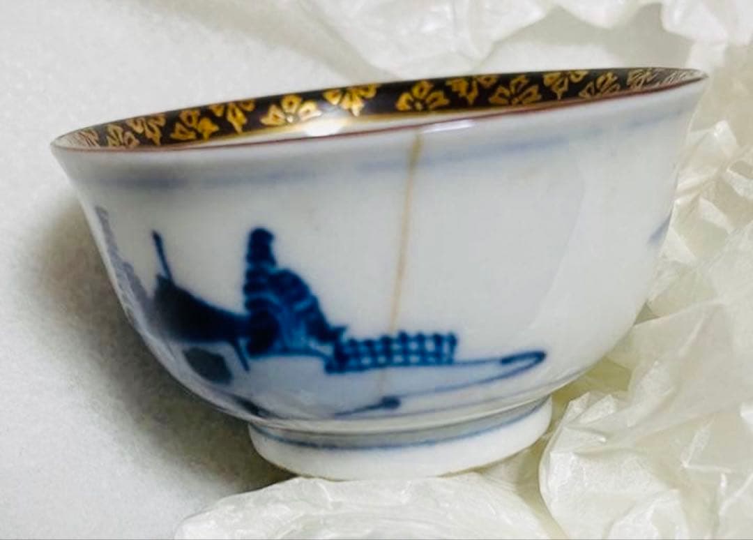 九谷焼　七福神　おちょこ　正月　骨董品　レア　コレクション