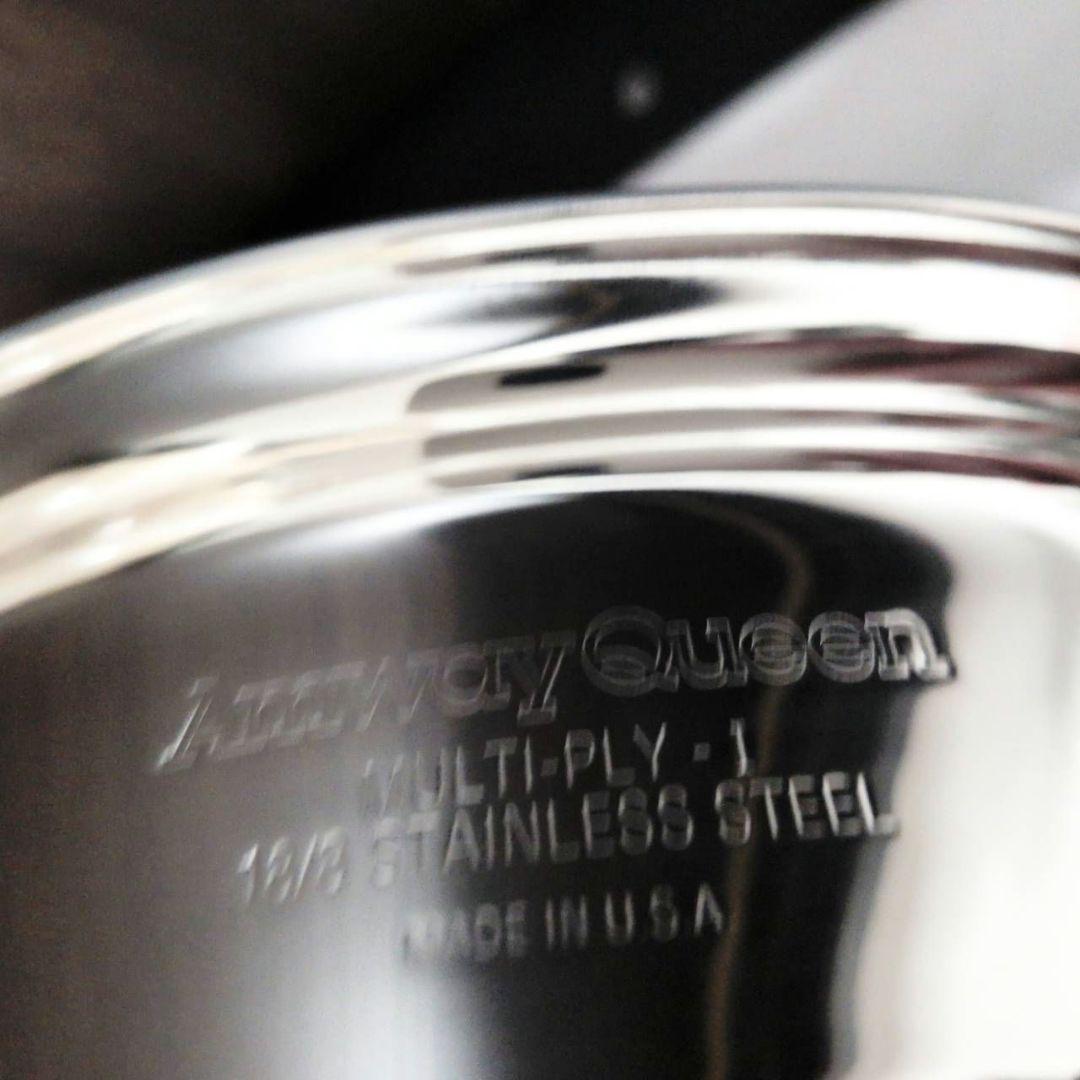 Amway Queen フライパン 22cm 蓋付 ステンレス 未使用保管品