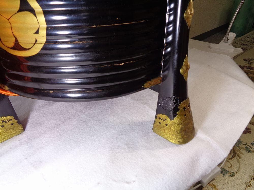 アンティーク　徳川家 三葉葵紋付き　調度品