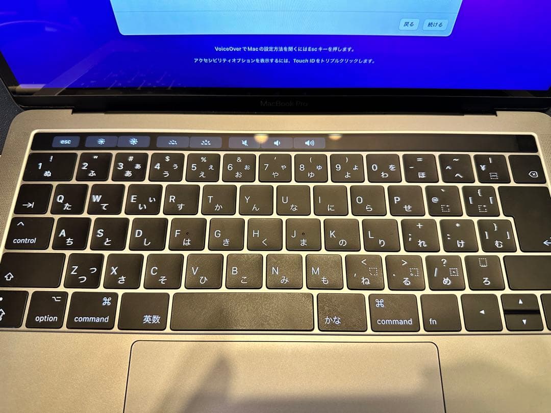 MacBookPro 13インチ/メモリ 16GB/バッテリーほぼ新品！/グレイ