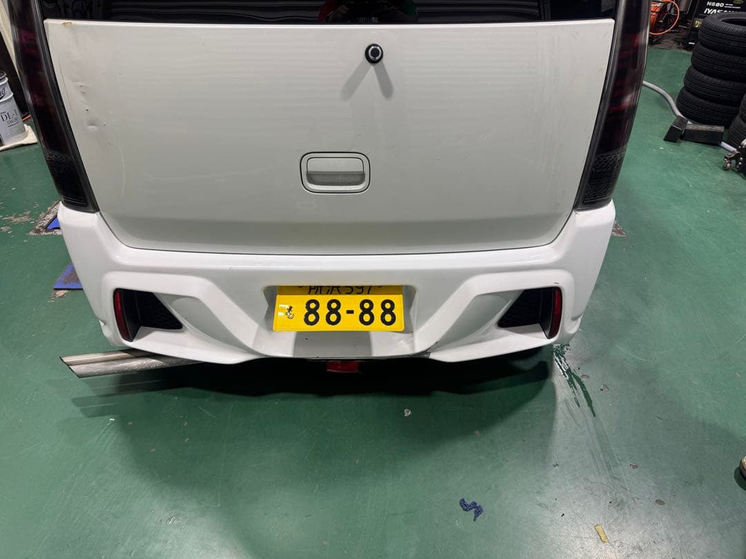 希少ワゴンR mh21s 中間ストレートマフラー差し込みタイプ