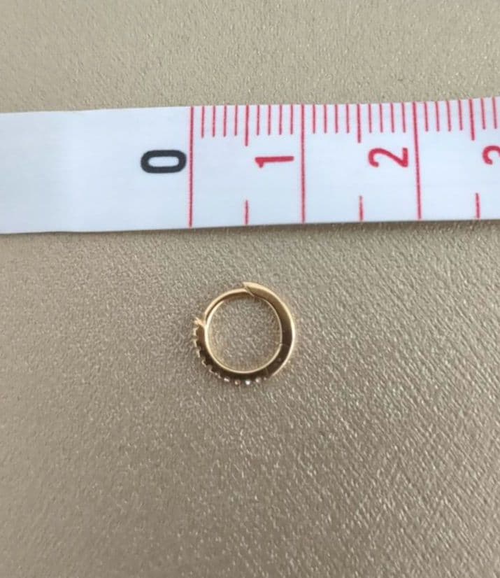 ととろ②　ポンテヴェキオ　K18YGダイヤモンドピアス