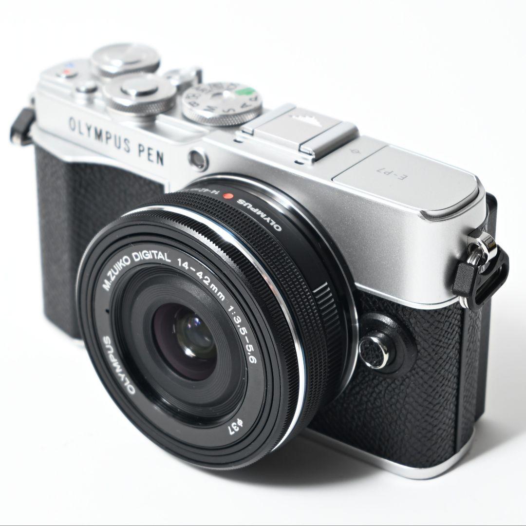 オリンパス OLYMPUS PEN E-P7 14-42mm EZレンズキット