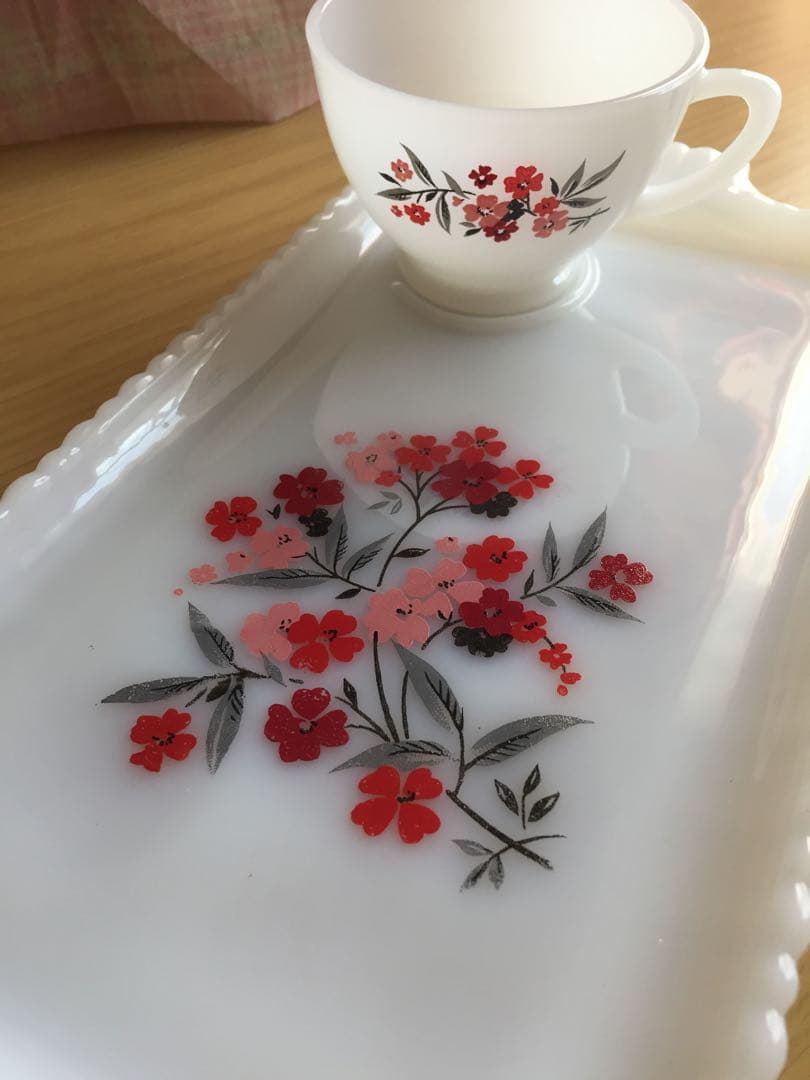 Fire-King ファイヤーキング プリムローズ スナックセット