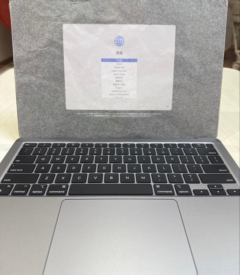 充放電11回 美品 M1 MacBook Air /16GB/256GB/US