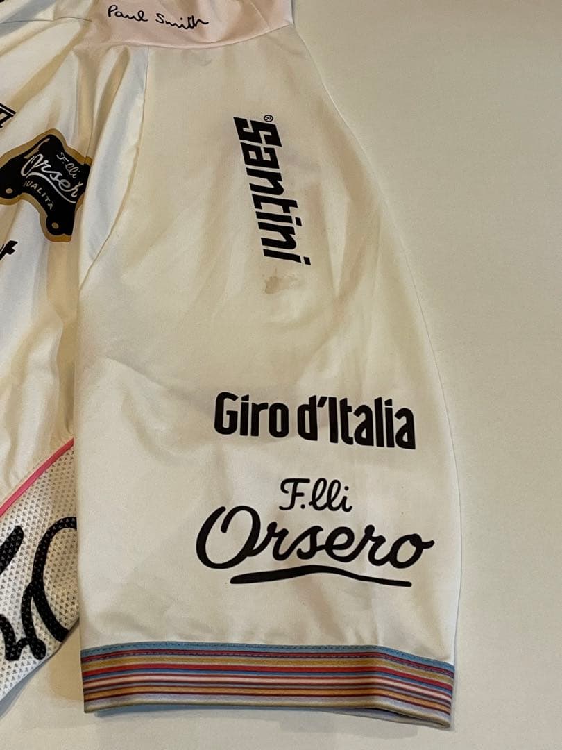 Paul Smithデザイン ジロデイタリアジャージSantini　サイズM