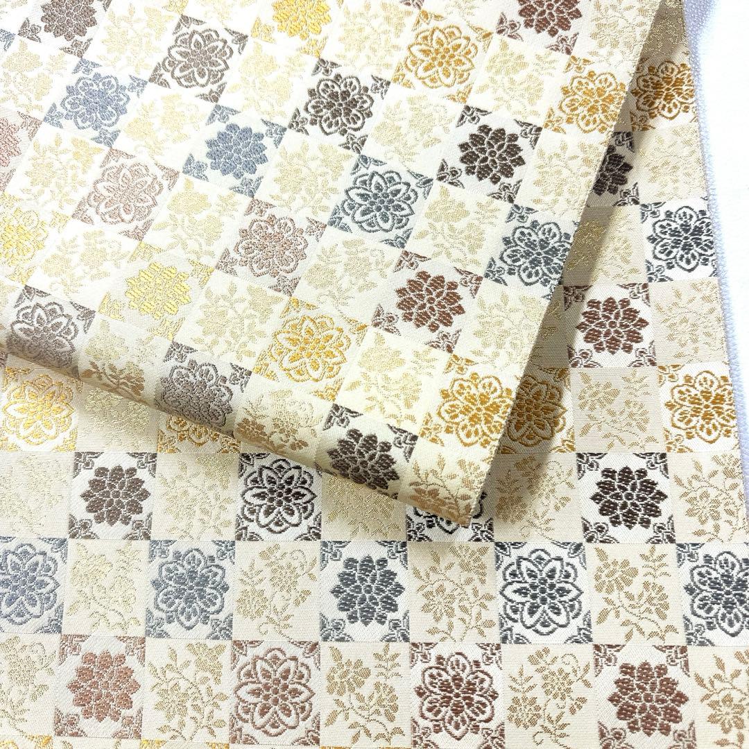 帯5133 ●高級 正絹 六通 袋帯