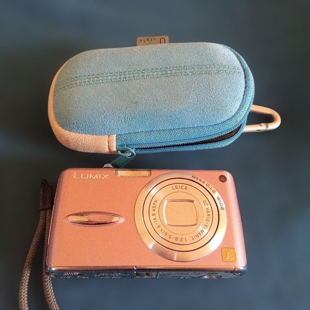 デジタルカメラ、パナソニックルミックス。FX01。ピンク