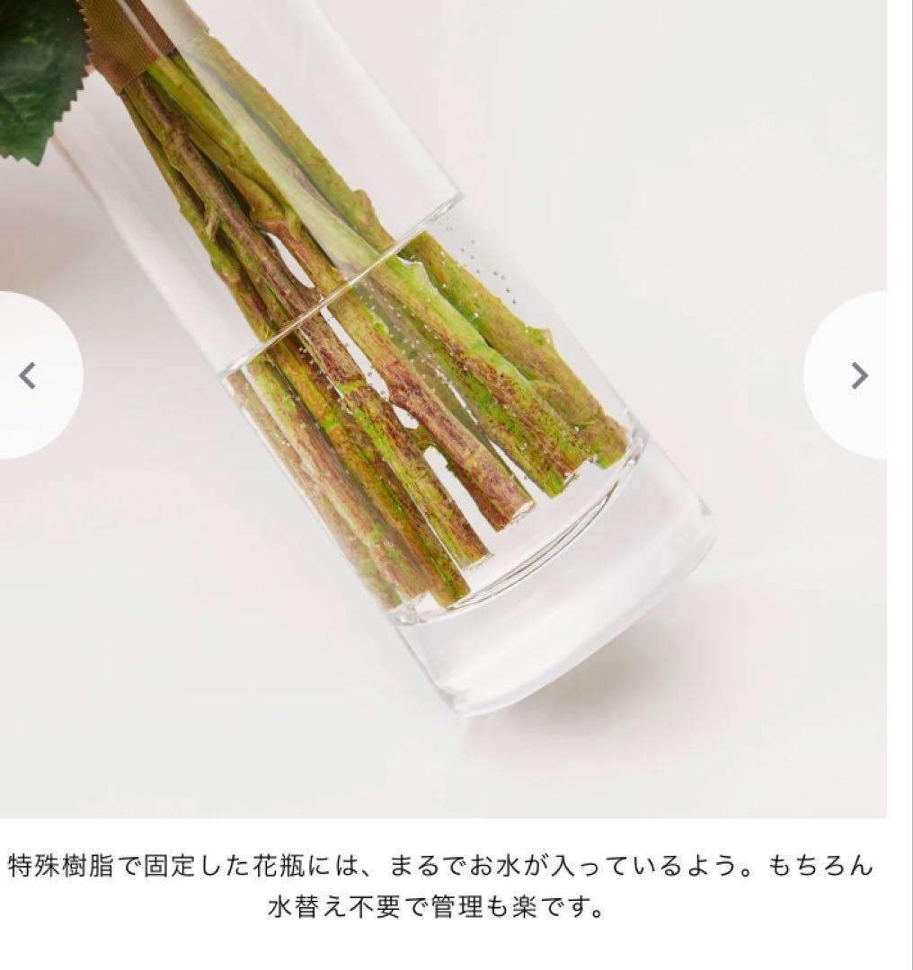 12本の赤バラ花束とガラス花瓶セット　ダイヤモンドローズ　プレミアムモデル