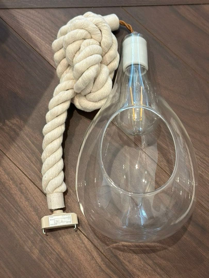 【美品】ボタニカル 引っ掛けシーリング ペンダントライト　Mサイズ①