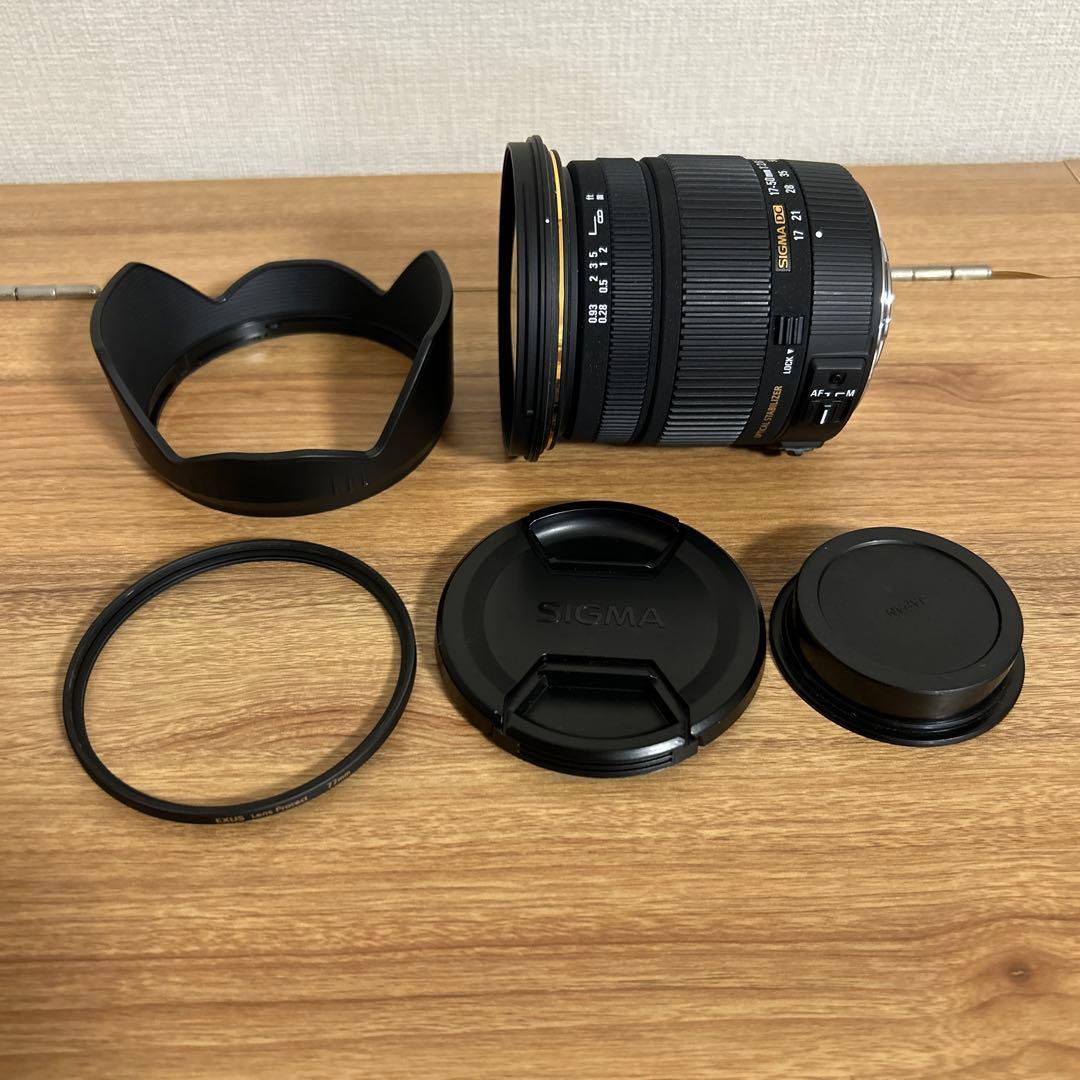 レンズ(ズーム) SIGMA 17-50mm F2.8 DC EX HSM OS