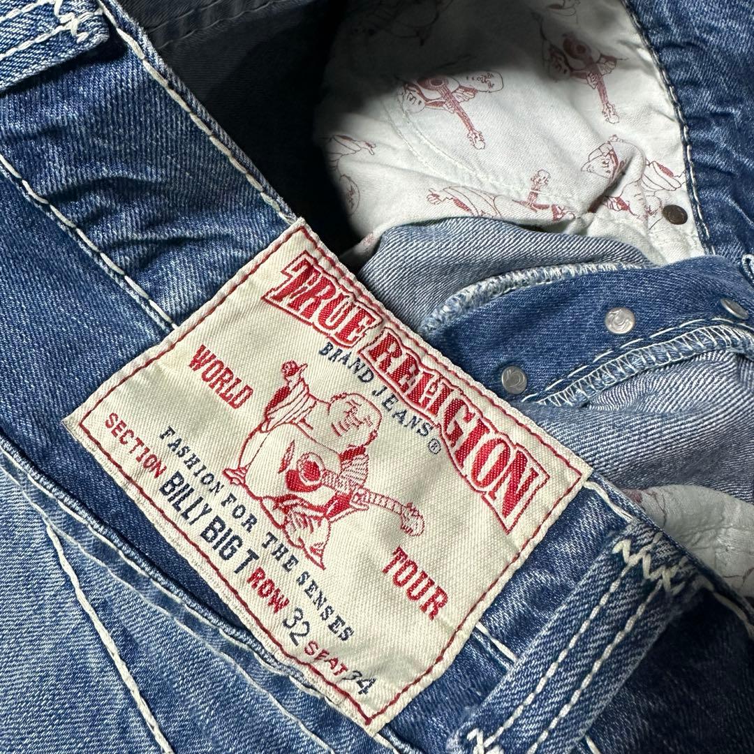 TRUE RELIGION USA製 デニム W32 フレア Y2K IO着用