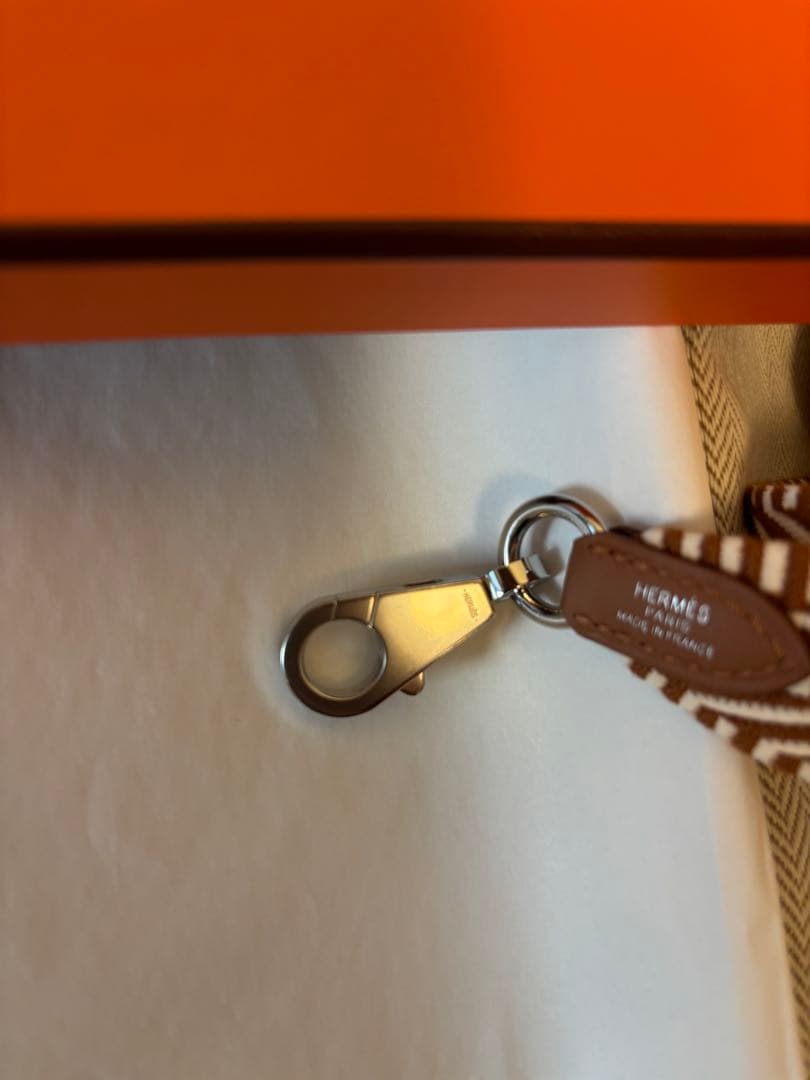 【新品未使用】エルメス♡バンドリエール　ショルダーストラップ　シルバー金具