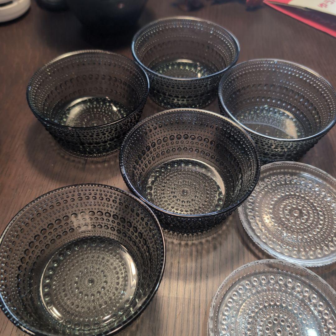 コ*♡様 カステヘルミ　10cm　プレート　　ボウル　グレー　クリア