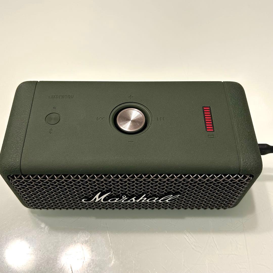 【美品 動作確認済】マーシャル エンバートン 防水 ワイヤレススピーカー 正規品