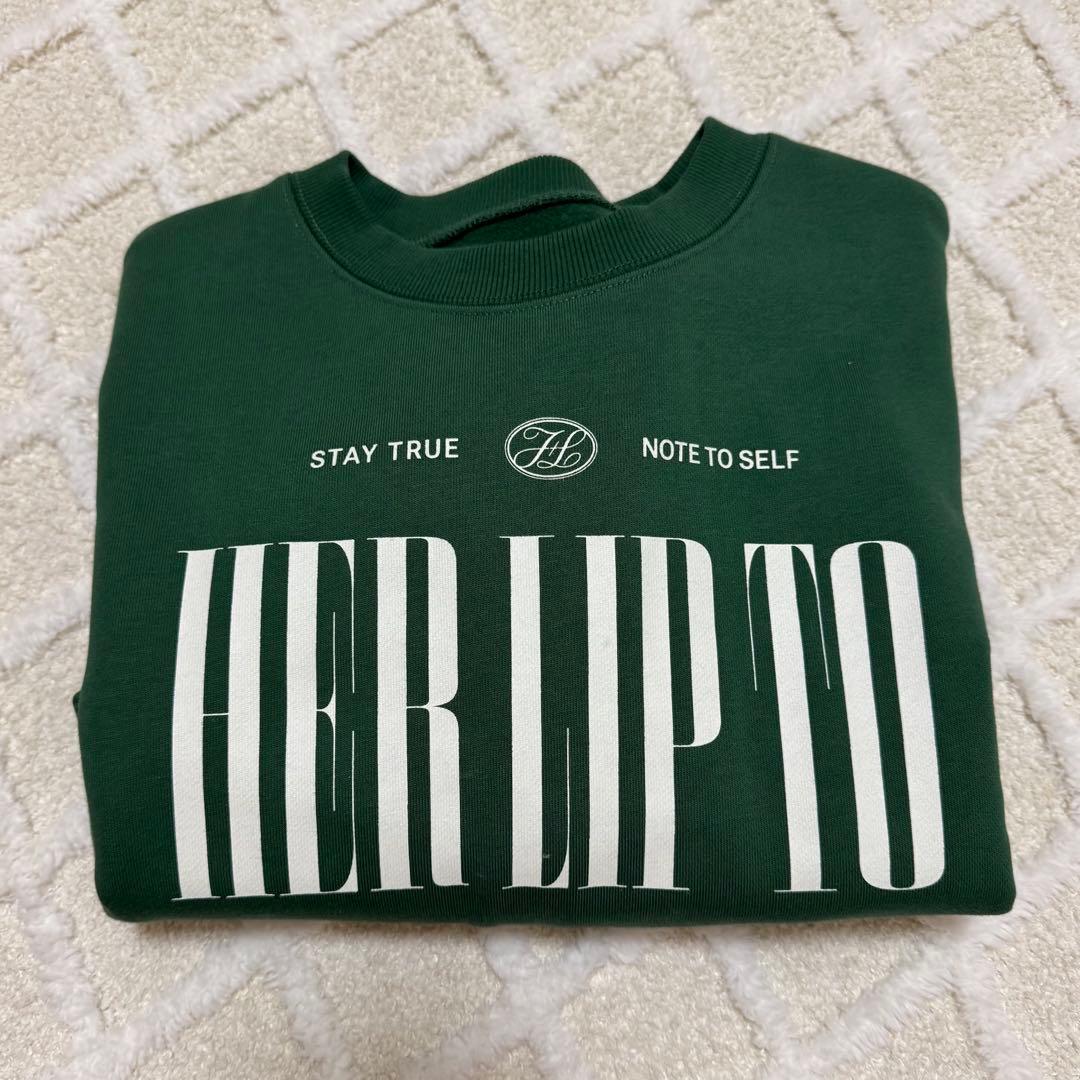 Herlipto　Cherish Oversized Sweatshirt