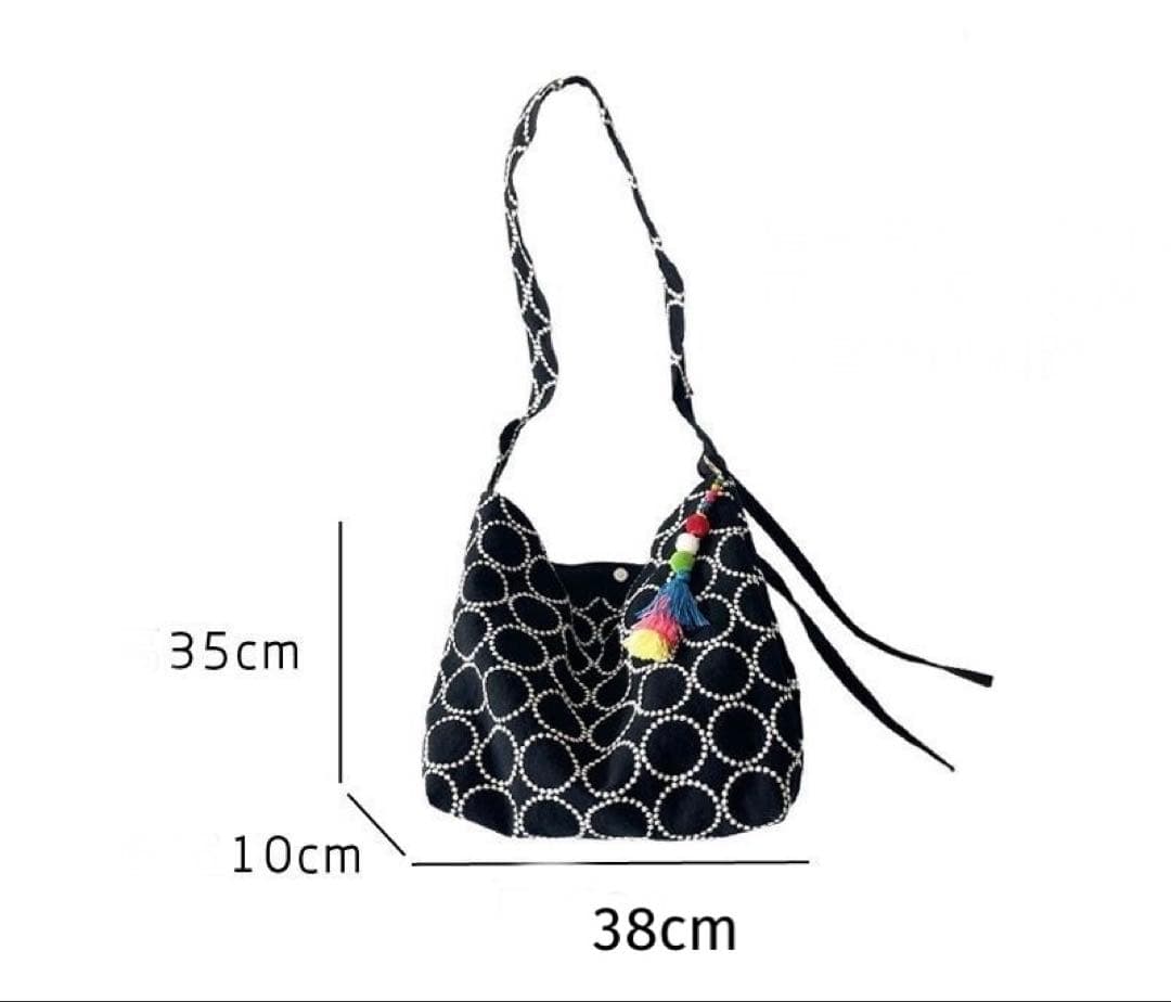 ミナペルホネン　ハンドメイド　ショルダーバッグ　タンバリン　M