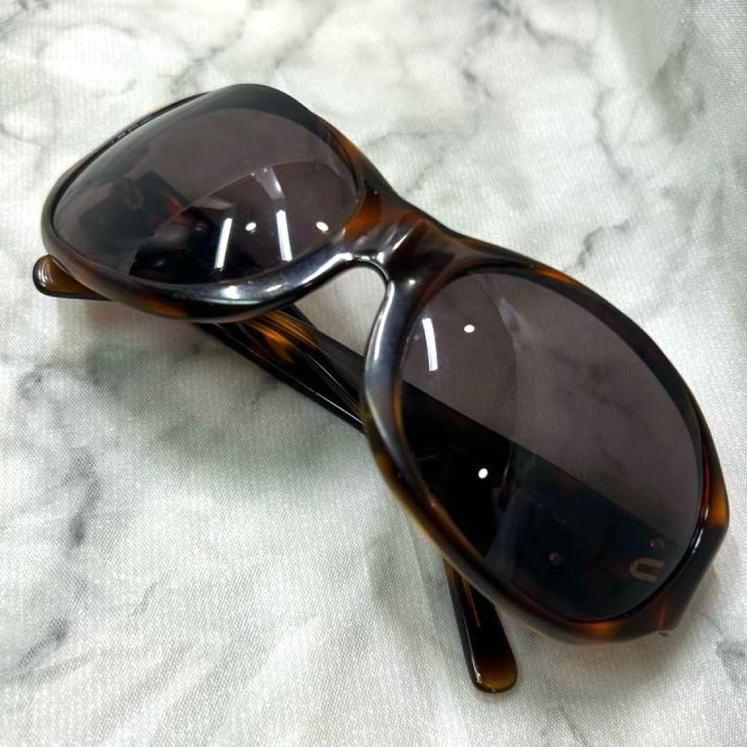 シャネル CHANEL サングラス サイドロゴ付き べっ甲 ブラウン系