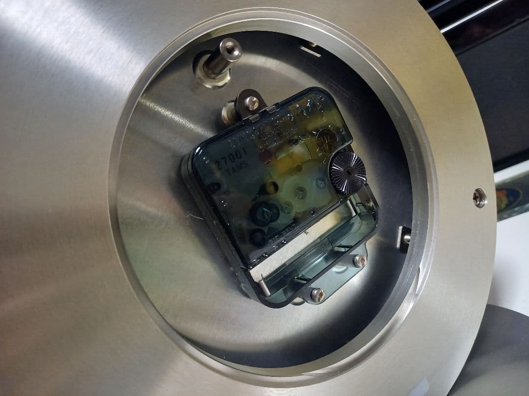 レア　1980's　セイコー　スペースエイジ　ソリッド　アルミニウム　クロック