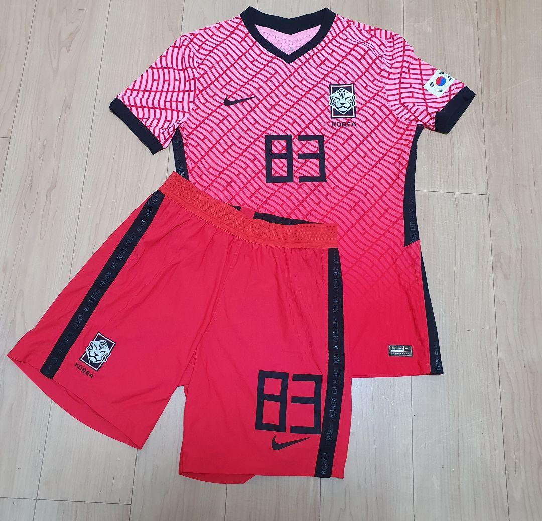 Nike 韓国代表 サッカー上下セット 83番選手実着