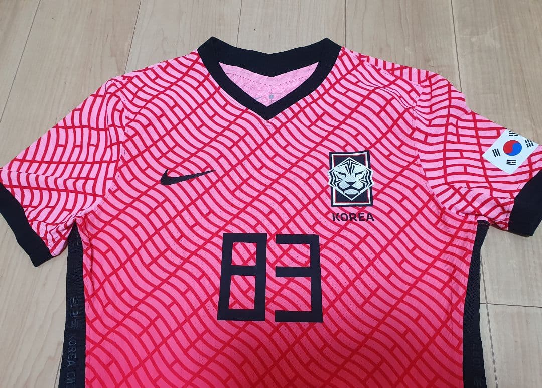 Nike 韓国代表 サッカー上下セット 83番選手実着