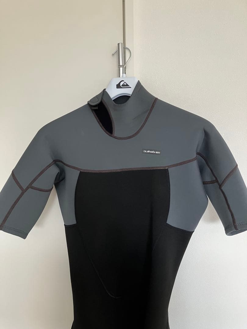 Quiksilver スプリングウェットスーツ グレー/ブラック