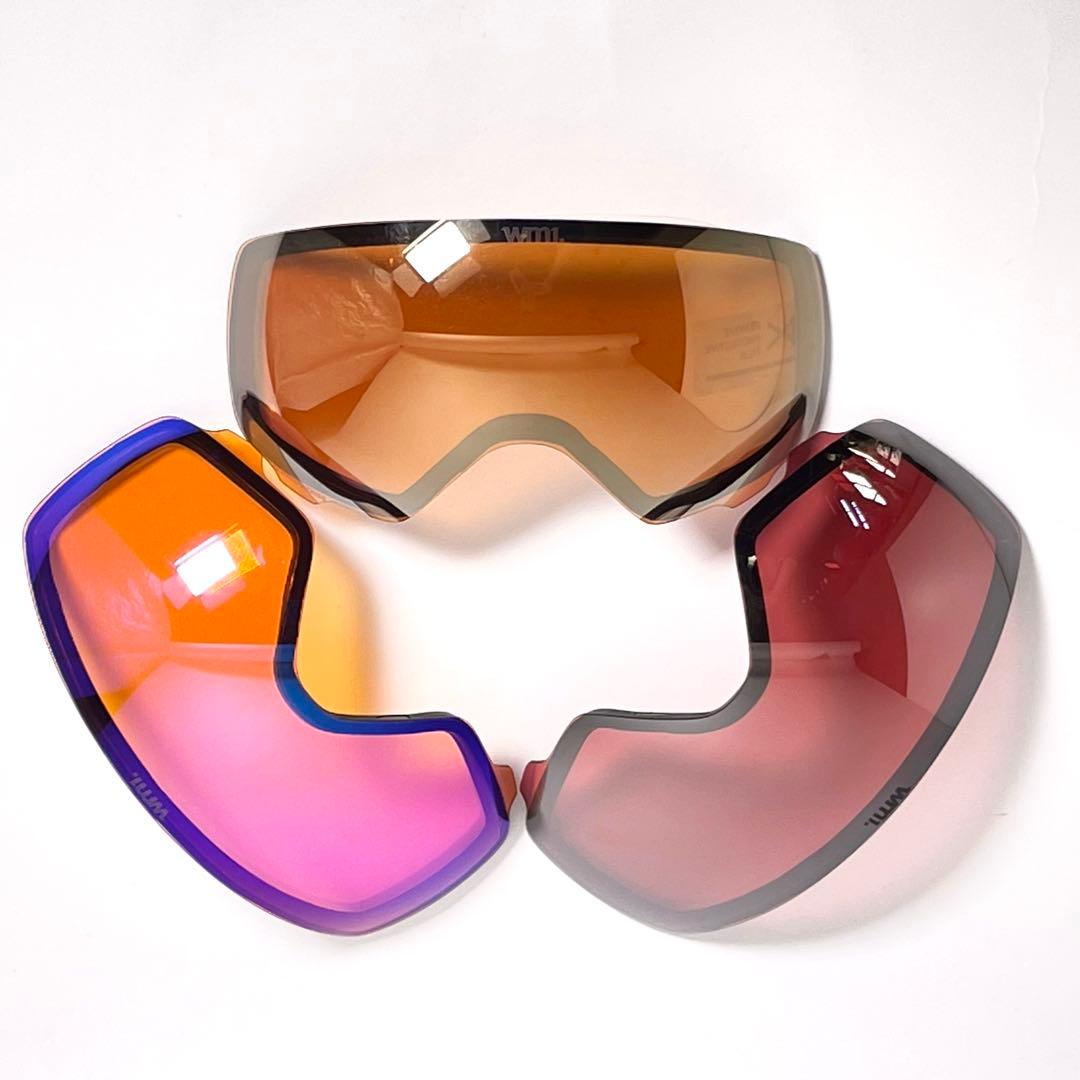 anon wm1 スペアレンズ2枚　MFIフェイスマスク　MFIバラクラバ