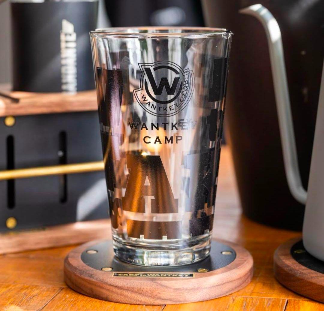 TARPtoTARP WANTKEYCAMP グラス&コースターM セット ①