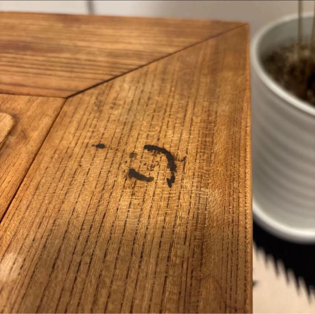 昭和レトロ　関西火鉢　長火鉢 銅製コンロ＆酒燗器　付き 古民家家具 天然木 無垢