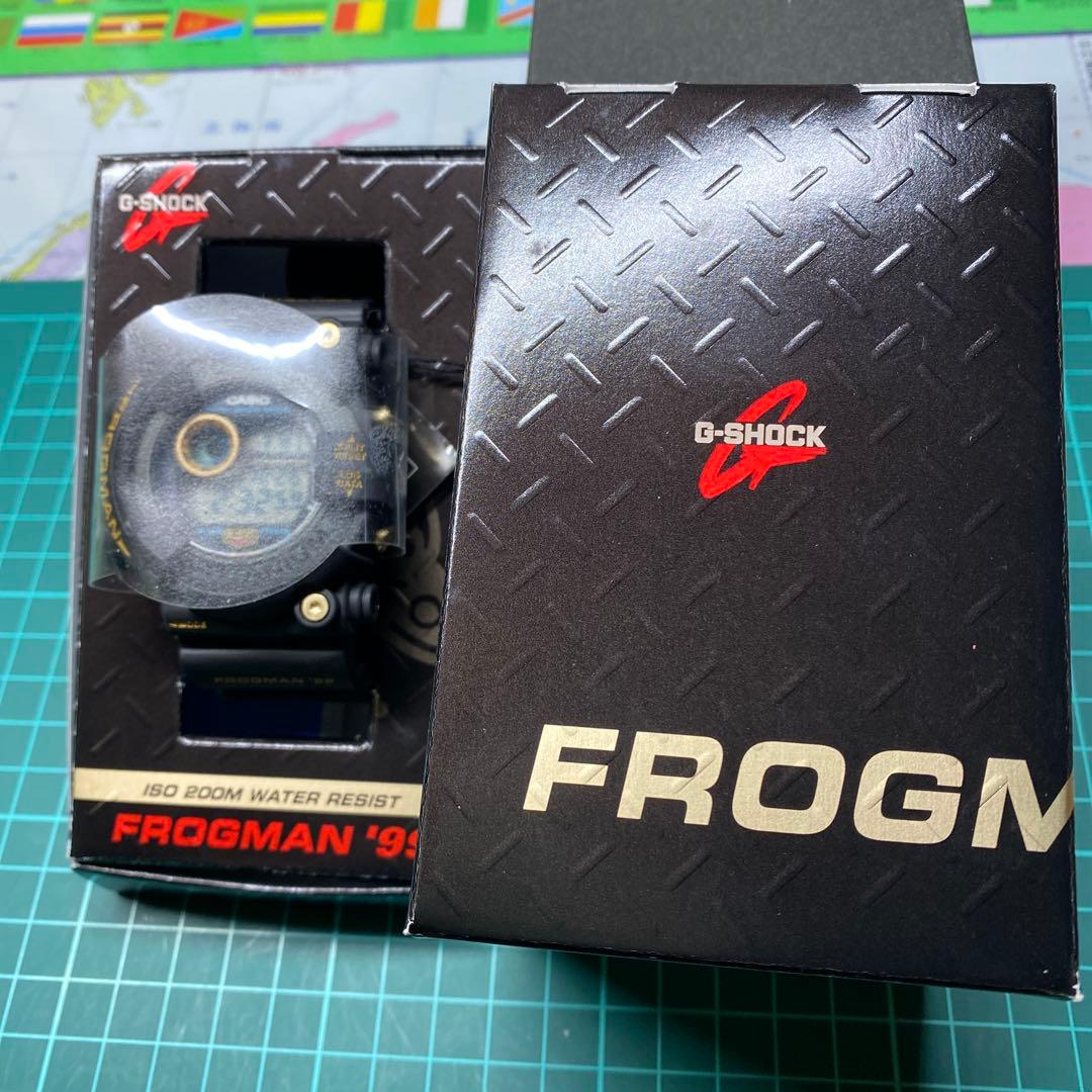 G-SHOCK FROGMAN'99 DW-8200BU-9AT 黒金蛙　カシオ