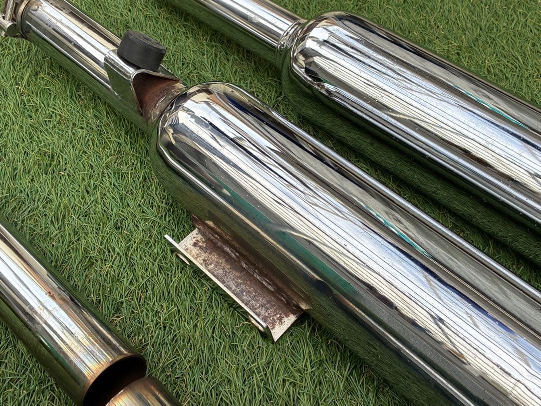 アルw650 ポッシュフルエキw1マフラー　w400