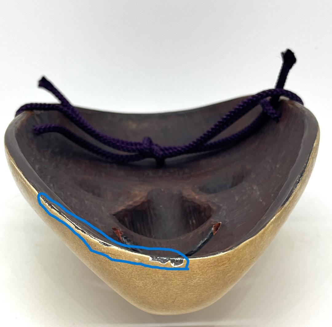 能面 木彫り 女性面 箱付き 能楽 仮面 伝統工芸 中古 傷あり