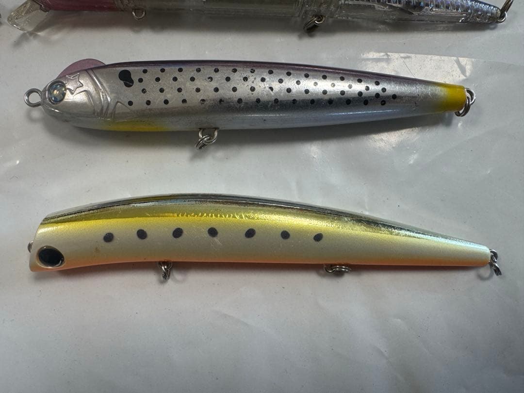 シーバスルアー26セット❗️アピア・シマノ・ダイワ他ケース付き