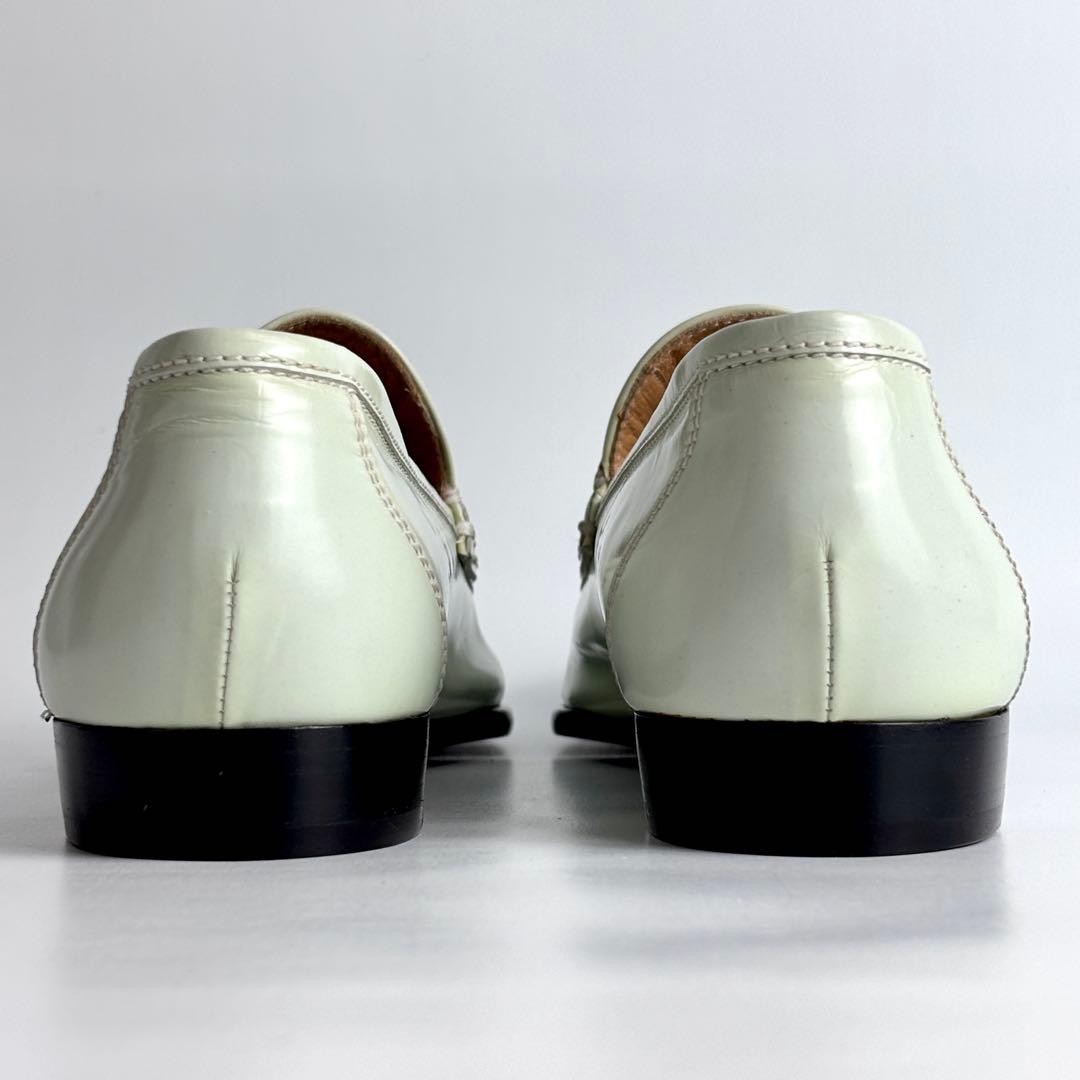 HERMES エルメス コンスタンス ローファー ライトグリーン 37 23.5