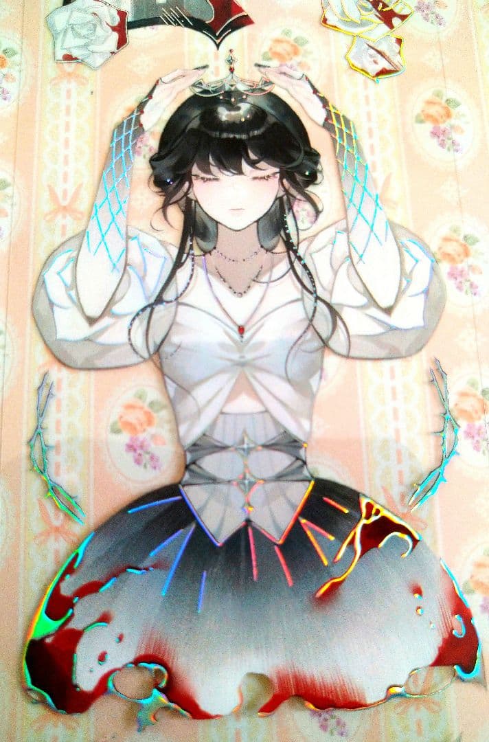 J739＃孤城碎影(镭射银)第九航道切り売り海外人物マステ女の子