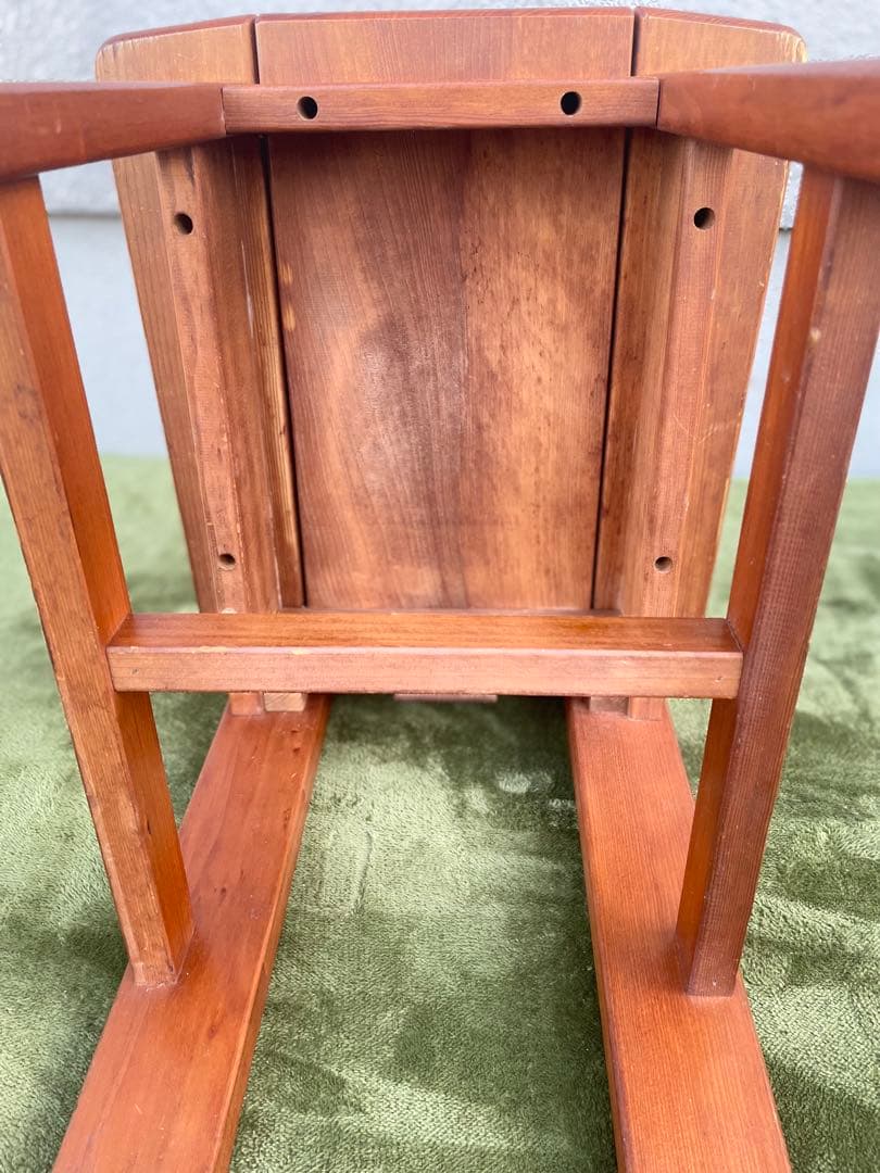 二脚セット　北欧レトロ カナディアン 木製椅子 ダイニングチェア ビンテージ