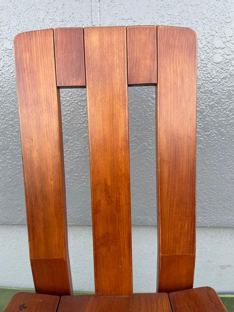 二脚セット　北欧レトロ カナディアン 木製椅子 ダイニングチェア ビンテージ